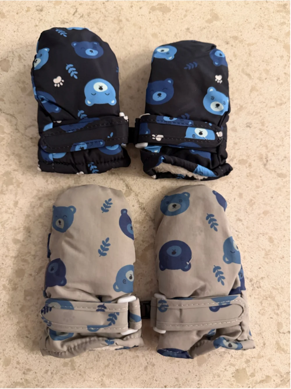 NEW Toddler Gloves Baby Mittens Winter Warm Lined Fleece Waterproof 6-24 Months